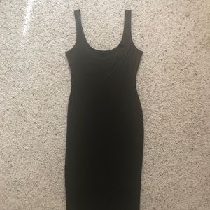 Misguided Olive sheath midi dress